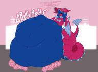digimon gigantic_belly lamiamon vore // 8500x6250 // 4.6MB